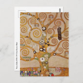 Boom van het leven van Gustav Klimt, gestileerde A Briefkaart (Voorkant / Achterkant)