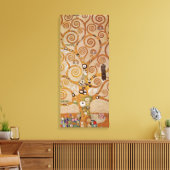 Boom van het leven van Gustav Klimt, gestileerde A Canvas Afdruk (Insitu (Woonkamer))