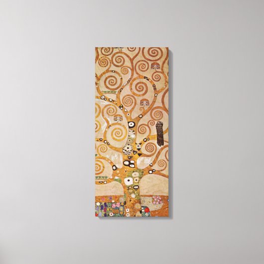 Boom van het leven van Gustav Klimt, gestileerde A Canvas Afdruk (Voorkant)