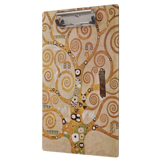 Boom van het leven van Gustav Klimt, gestileerde A Klembord (Links)