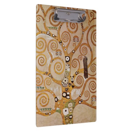 Boom van het leven van Gustav Klimt, gestileerde A Klembord (Rechts)
