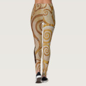 Boom van het leven van Gustav Klimt, gestileerde A Leggings (Achterkant)