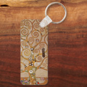 Boom van het leven van Gustav Klimt, gestileerde A Sleutelhanger (Achterkant)