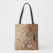 Boom van het leven van Gustav Klimt, gestileerde A Tote Bag (Voorkant)