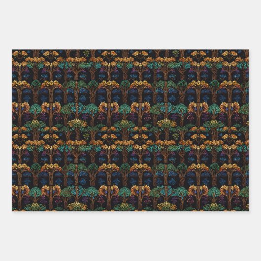 "Boom van het Leven" Verpakkende Document Vlakke B Inpakpapier Vel (Voorkant 3)