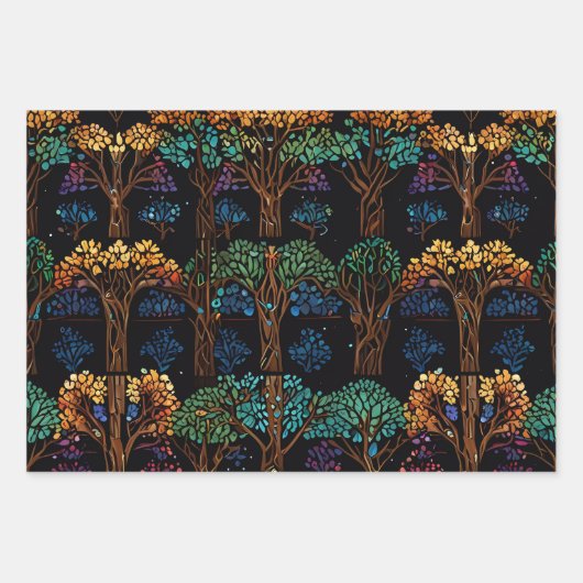 "Boom van het Leven" Verpakkende Document Vlakke B Inpakpapier Vel (Voorkant)