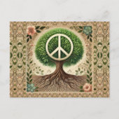 Boom van het leven Vrede op aarde Briefkaart (Voorkant)