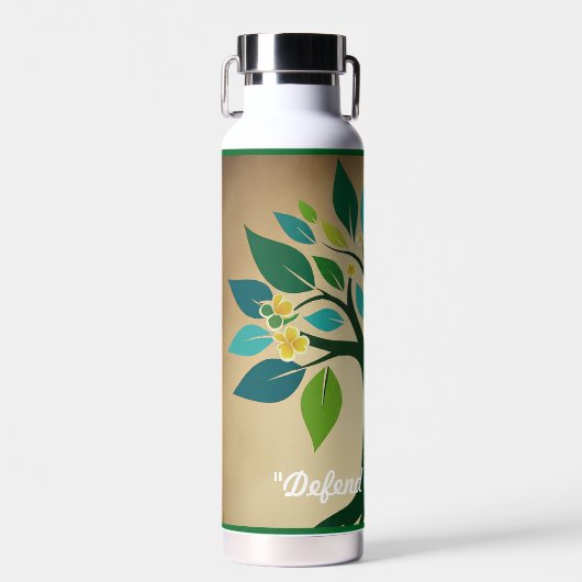 "Boom van het leven" Waterfles (Voorkant)