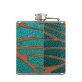 Boom van het leven - Yggdrasil - gegaufreerd kunst Heupfles (Achterkant)