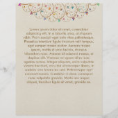 Boom van het leven - Yggdrasil - Kleurrijke blader Flyer (Achterkant)