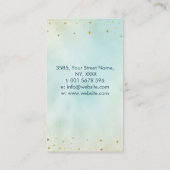 Boom van het leven - Yggdrasil - Marble Leaves Visitekaartje (Achterkant)