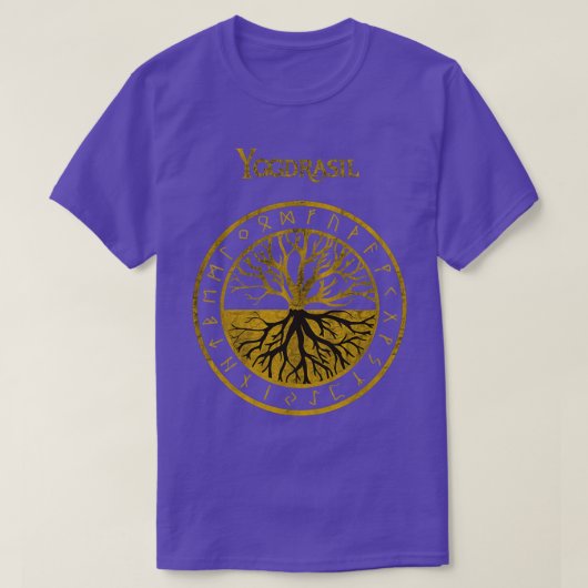 Boom van het leven Yggdrasil Vikings Gift T-shirt (Design voorkant)