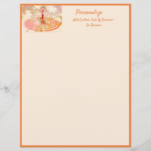 Boom van het leven Zen Yoga Namaste gepersonalisee (Voorkant)