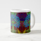 Boom van het leven zonder grenzen enthousiasme grote koffiekop (Voorkant rechts)