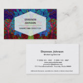 Boom van het leven zonder grenzen enthousiasme visitekaartje (Voorkant / Achterkant)