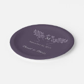 Boom van het levende eierstokhuwelijk papieren bordje (Gekanteld)