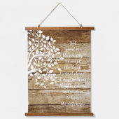 Boom van het levensonderhoud gebed hangend wandkleed (Voorkant)