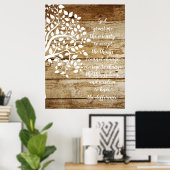 Boom van het levensonderhoud gebed poster (Thuiskantoor)