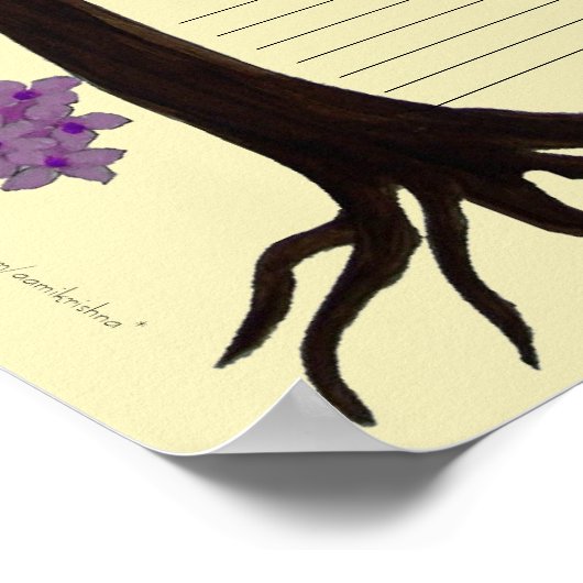 Boom van het Life Quaker Wedding Certificate (vpi) Poster (Hoek)