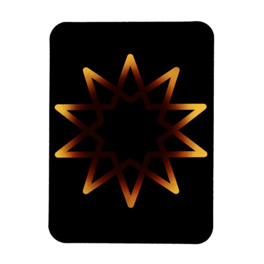 Boom van het Oranje symbool voor de levenspieur Ma Magneet (Verticaal)