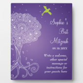  boom van het Paarse Leven Fotoplaat (Voorkant)