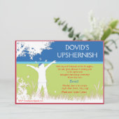 Boom van het veld - Opwaardering uitnodiging. Kaart (Staand voorkant)