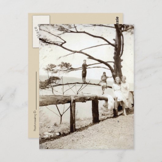 Boom van het verleden briefkaart (Voorkant / Achterkant)