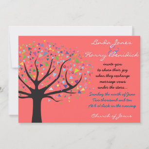 Boom van het Verloving van de Uitnodiging tot het