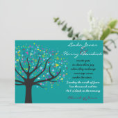 Boom van het Verloving van de Uitnodiging van de W (Staand voorkant)