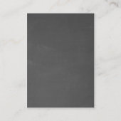 Boom van het Visitekaartje van de Leraar van de (Achterkant)