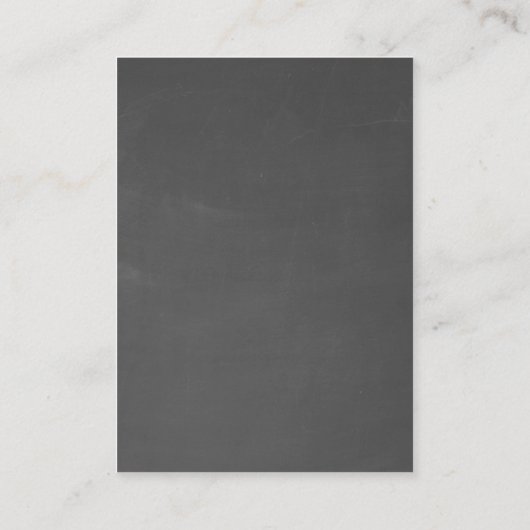 Boom van het Visitekaartje van de Leraar van de (Achterkant)