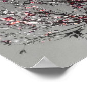 Boom van hopafdruk poster (Hoek)