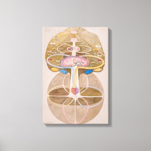 Boom van Kennis 1 | Hilma af Klint | Canvas Afdruk (Voorkant)