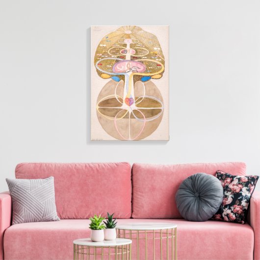 Boom van Kennis 1 | Hilma af Klint | Canvas Afdruk (Insitu (Woonkamer))