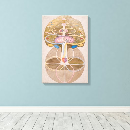 Boom van Kennis 1 | Hilma af Klint | Canvas Afdruk (Insitu (Houten vloer))