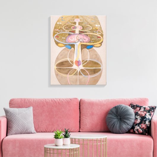 Boom van Kennis 1 | Hilma af Klint | Canvas Afdruk (Insitu (Woonkamer))