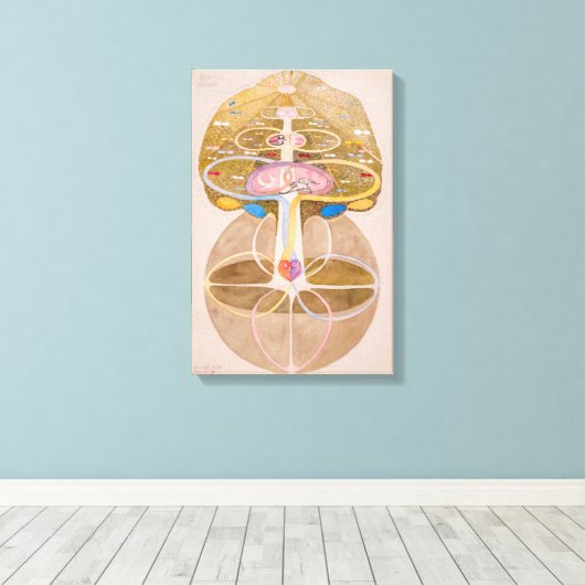 Boom van Kennis 1 | Hilma af Klint | Canvas Afdruk (Insitu (Houten vloer))