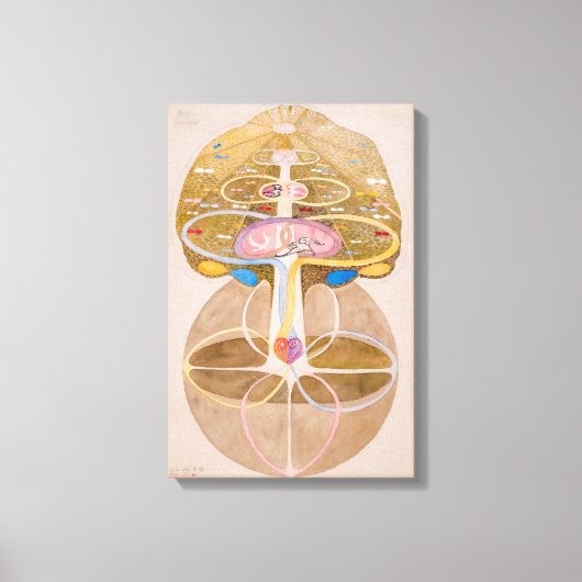 Boom van Kennis 1 | Hilma af Klint | Canvas Afdruk (Voorkant)