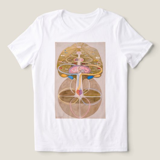 Boom van Kennis 1 | Hilma af Klint | Tri-Blend Shirt (Design voorkant)