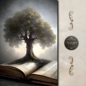 Boom van Kennis Boek Decoupage Tissuepapier