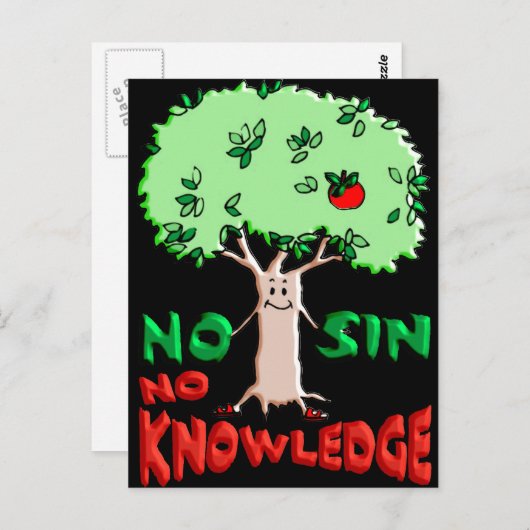 Boom van Kennis Briefkaart (Voorkant / Achterkant)