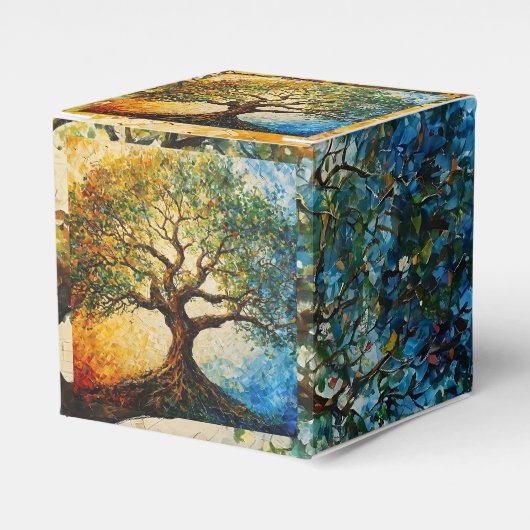 Boom van Kennis - olieverfschilderij Bedankdoosjes (Voorkant Zijde)