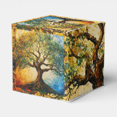 Boom van Kennis - olieverfschilderij Bedankdoosjes (Achterkant)