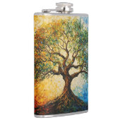 Boom van Kennis - olieverfschilderij Heupfles (Rechts)