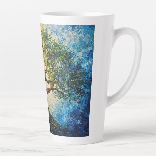 Boom van Kennis - olieverfschilderij Latte Mok (Rechts)