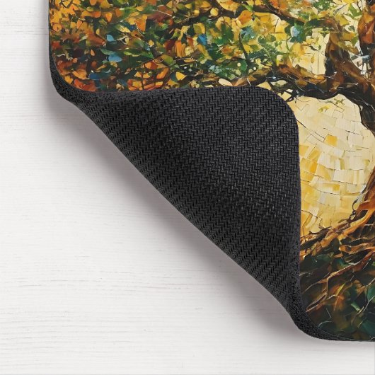 Boom van Kennis - olieverfschilderij Muismat (Hoek)