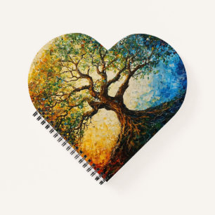 Boom van Kennis - olieverfschilderij Notitieboek