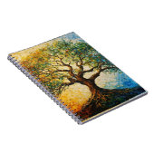 Boom van Kennis - olieverfschilderij Notitieboek (Rechterzijde)