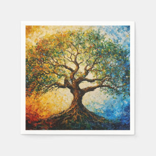 Boom van Kennis - olieverfschilderij Servet