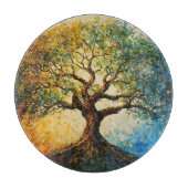 Boom van Kennis - olieverfschilderij Snijplank (Voorkant)